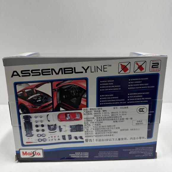MAISTO Design Assembly Line "2015 Ford Mustang GT" Metal Diecast Car 1/24 - Picture 3 of 3